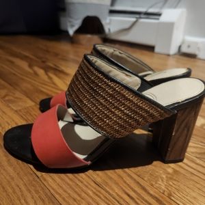 Orange and Brown Heels